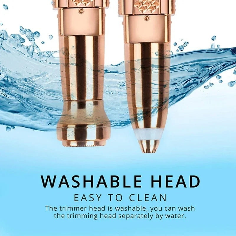 2-in-1 Women's Electric Epilator & Painless Shaver | USB Rechargeable Hair Remover for Face & Body