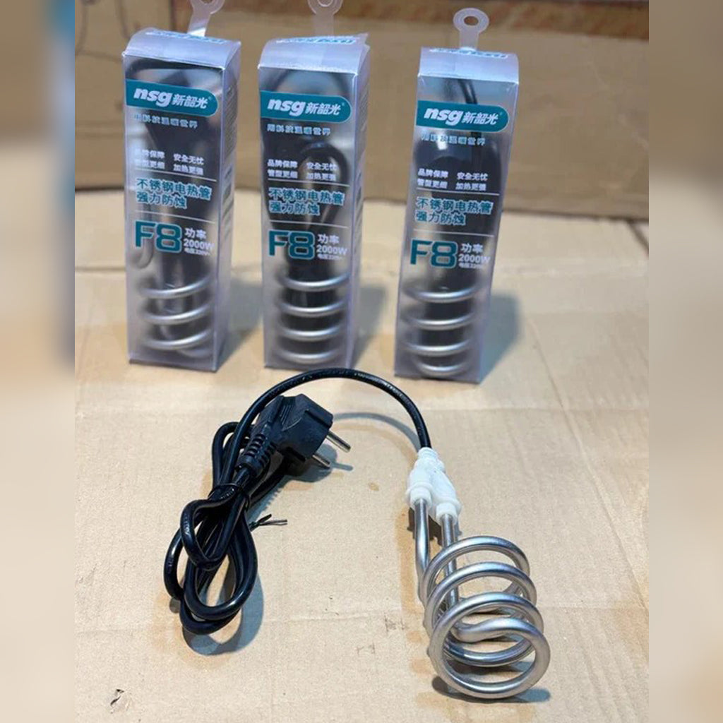 2000 Watt Electric Heating Rod for Water | Non-Current Shock Proof Immersion Heater