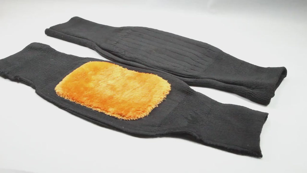 1 Pair Winter Warm Thermal Knee Warmers | Soft Fleece Knee Protector for Joint Relief