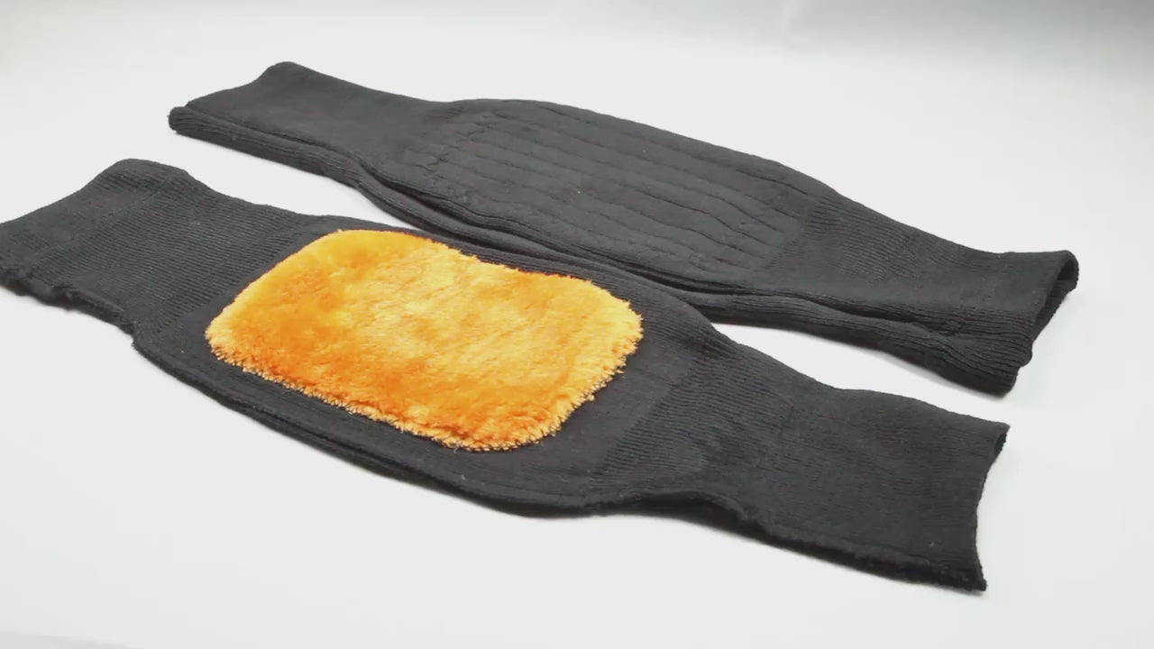 1 Pair Winter Warm Thermal Knee Warmers | Soft Fleece Knee Protector for Joint Relief